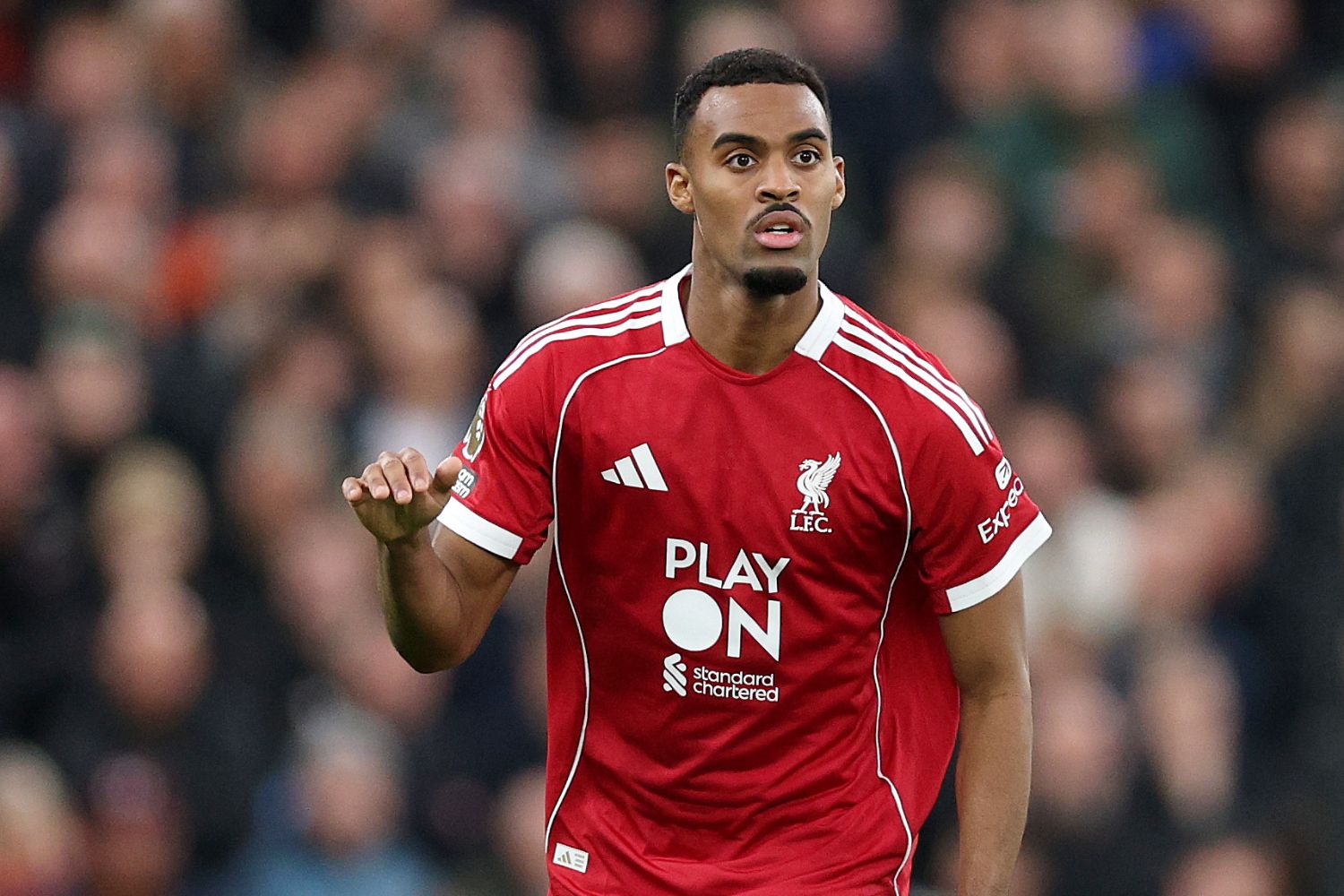 Ryan Gravenberch against Manchester United