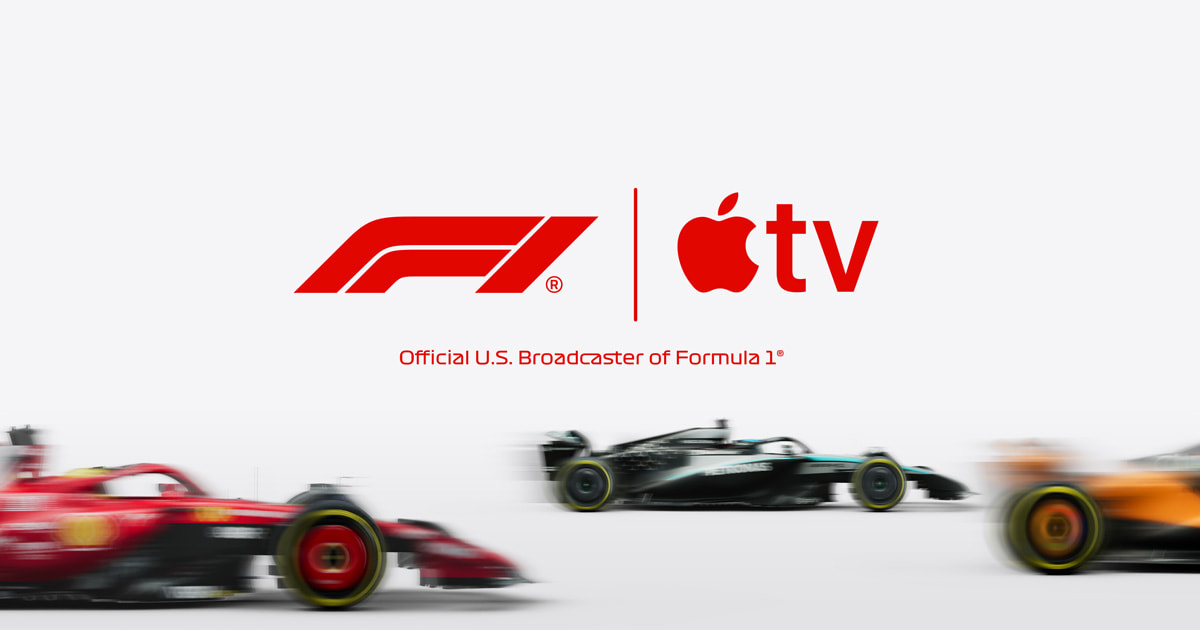 Apple is the exclusive new broadcast partner for Formula 1® in the U.S.