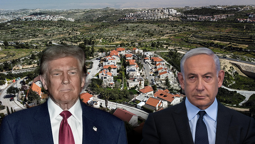 נתניהו, טראמפ, יהודה ושומרות