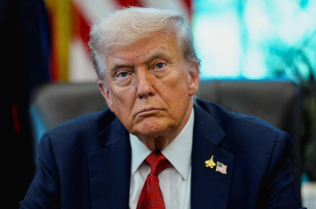 דונלד טראמפ, נשיא ארה"ב בעדכון לתקשורת מהבית הלבן