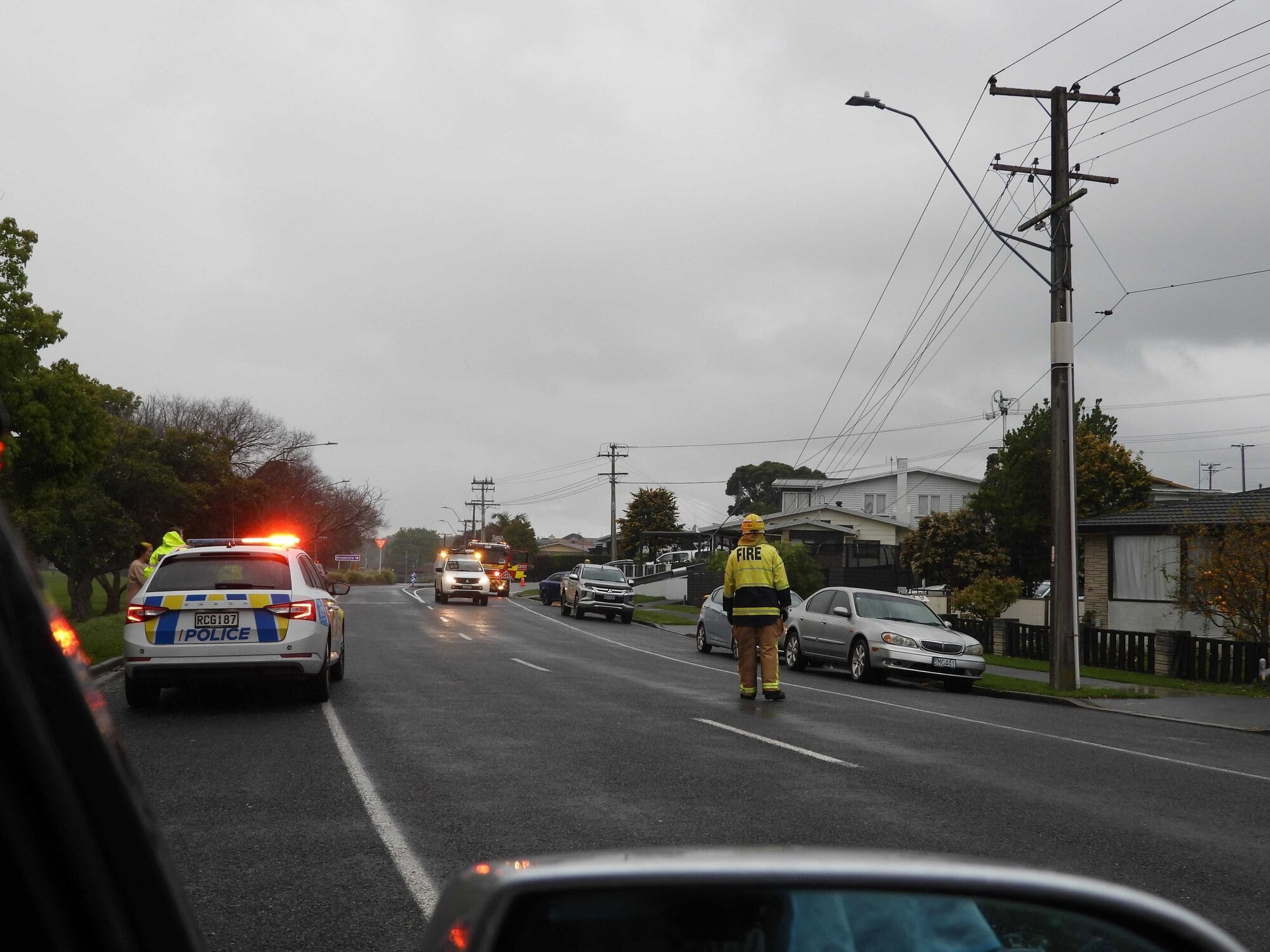  Emergency services were called to the crash around 6.30pm. Photo / Supplied