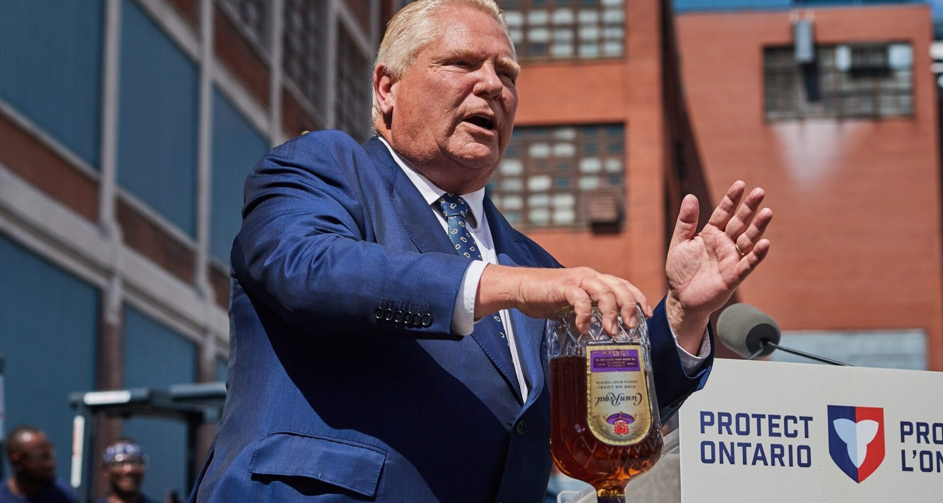 Ford doubles down on pulling Crown Royal from LCBO