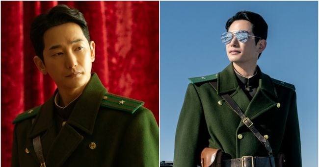 Park Si-hoo Unveils Stills as North Korean Officer in 'God's Band' - 조선일보