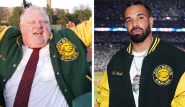 Drake wore a Rob Ford-inspired jacket to World Series Game 1