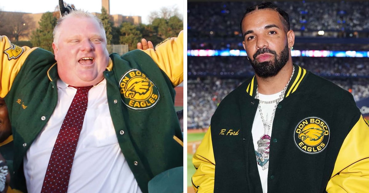 Drake wore a Rob Ford-inspired jacket to World Series Game 1