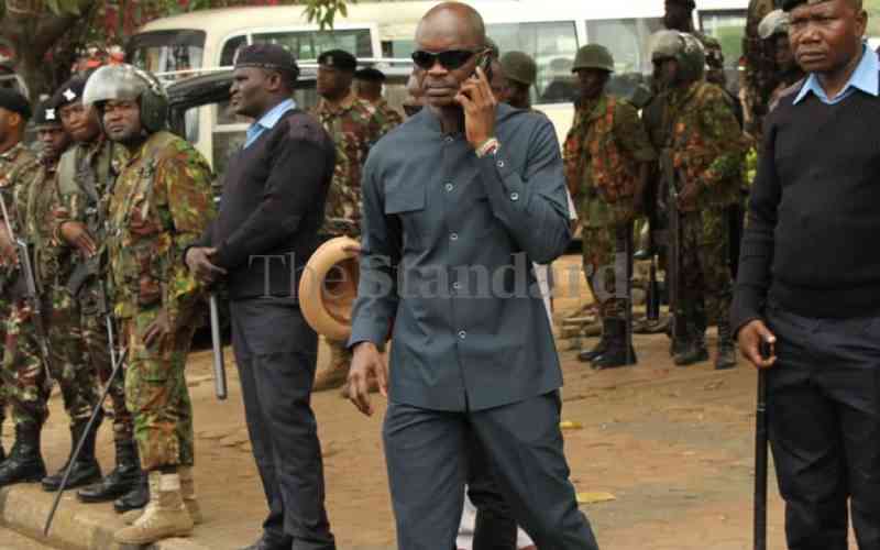 Maurice Ogeta: Uncelebrated bodyguard standing with Raila even in death