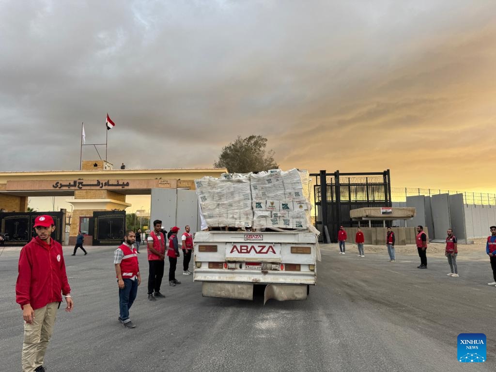 Egypt moves to deliver aid to Gaza after ceasefire: president