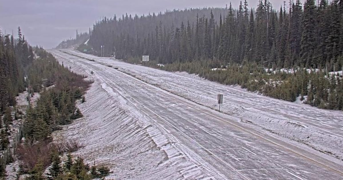 October snow in the forecast for highway in B.C.’s Southern Interior - CTV News