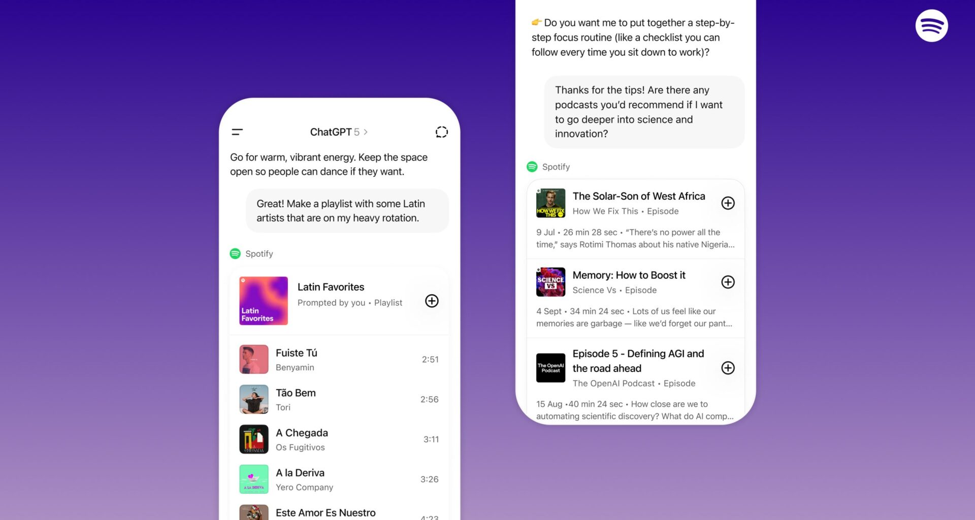 Introducing Spotify in ChatGPT — Spotify