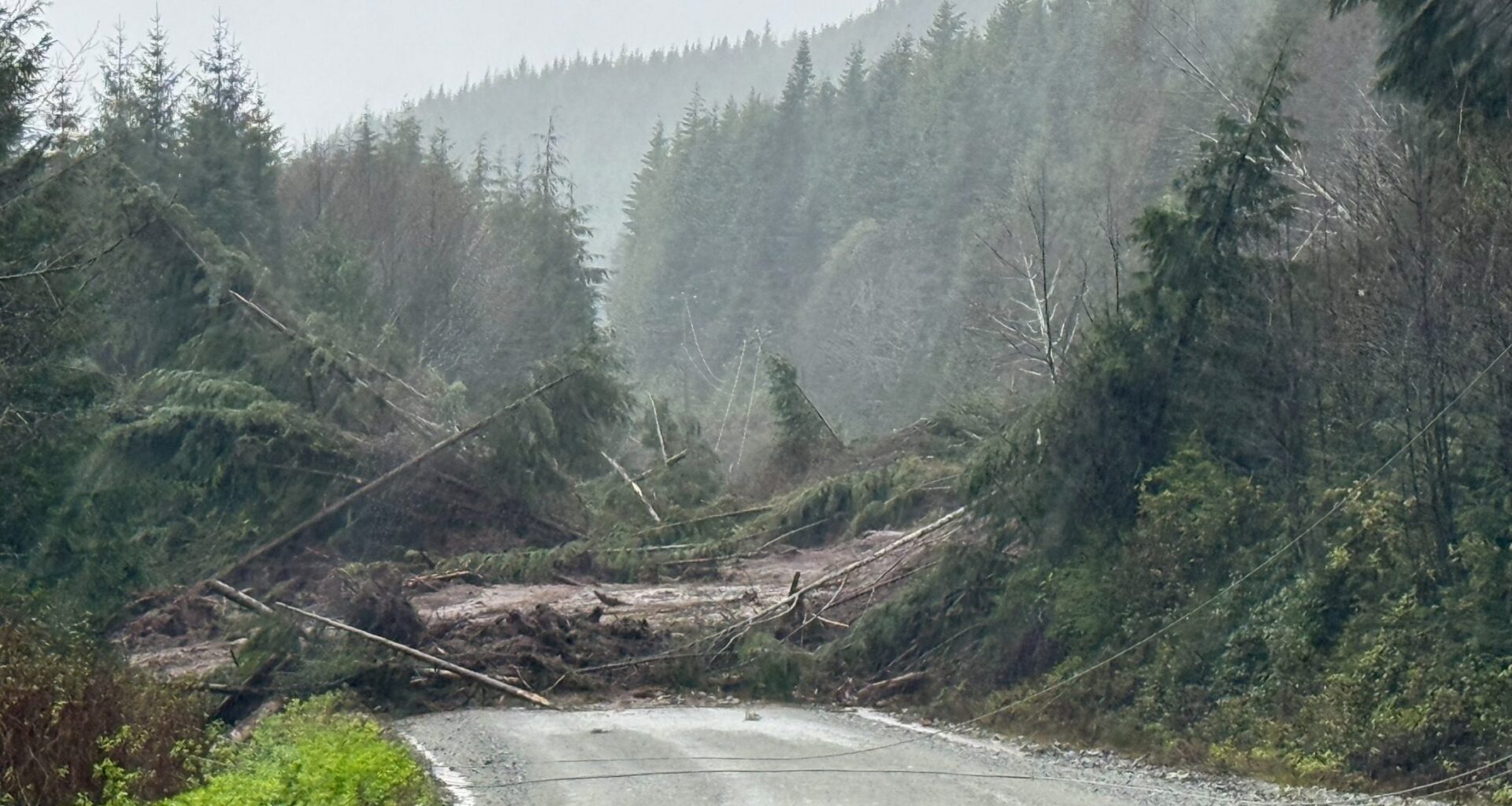 Storms trigger landslides on northern Vancouver Island