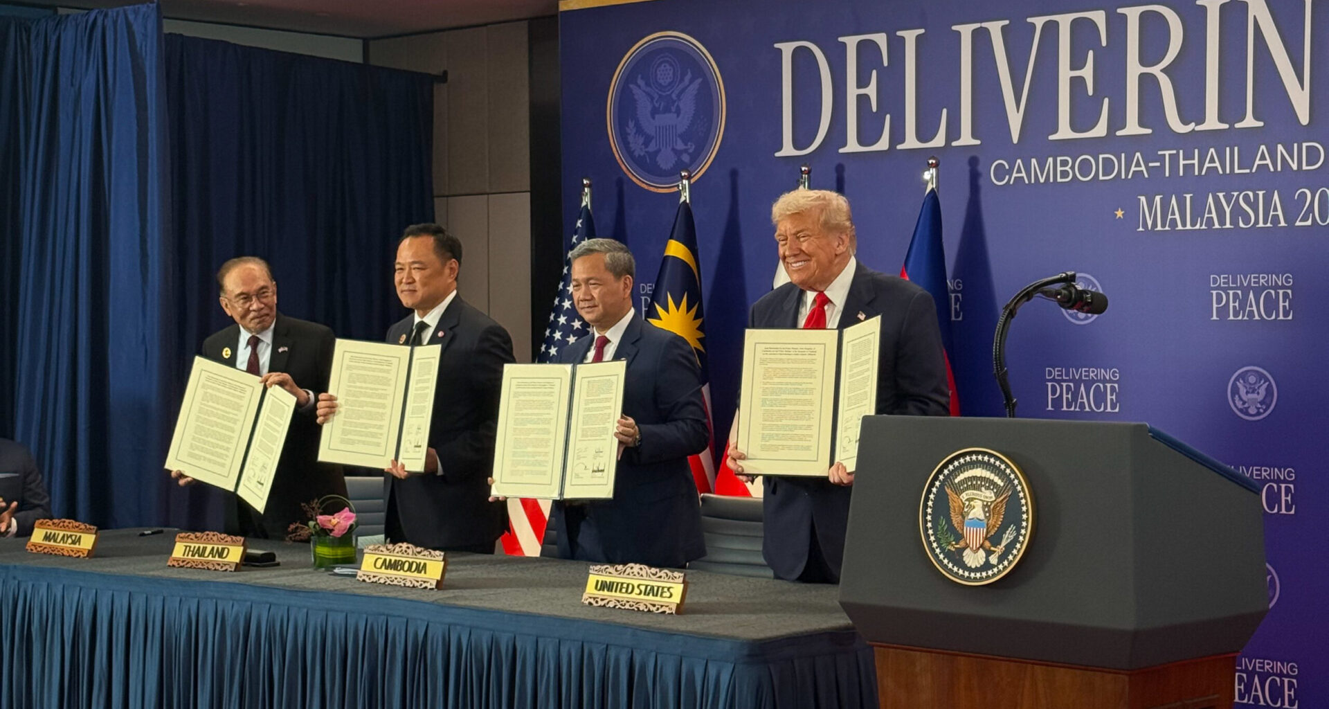 Joint Declaration by the Prime Minister of the Kingdom of Cambodia and the Prime Minister of the Kingdom of Thailand on the outcomes of their meeting - U.S. Mission to ASEAN (.gov)