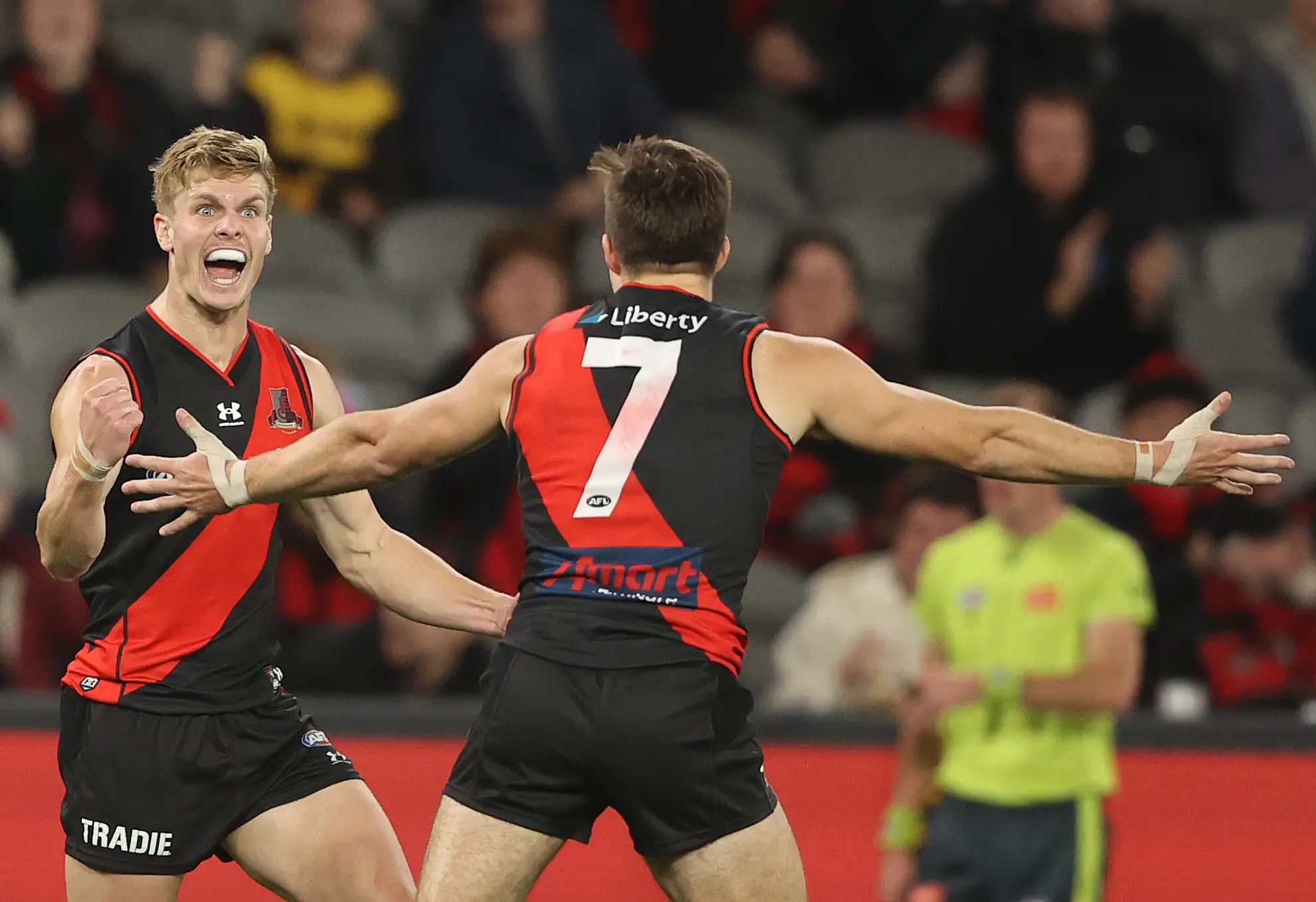 "Anyone can jam it": Heppell returns serve on "smiling" criticism