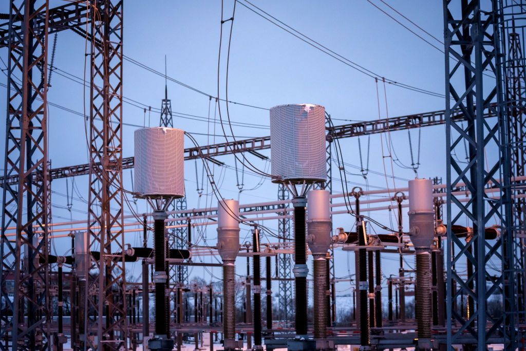 An advertisement featuring Igor Shevchenko in Kyiv, Ukraine, on Oct. 8, 2025.