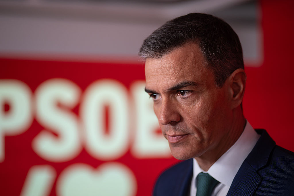 Sanchez Appears After The Psoe Executive Committee Meeting