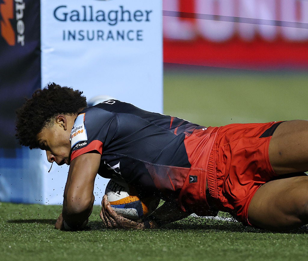 Caluori touched down five drives for Saracens