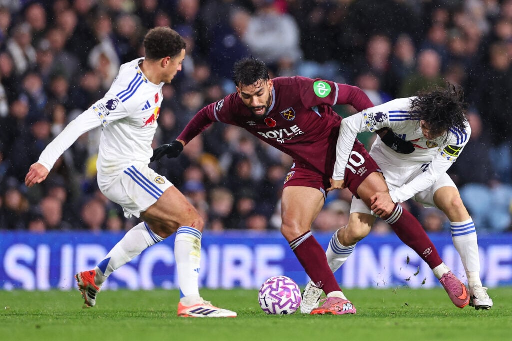 Ao Tanaka in action against West Ham.