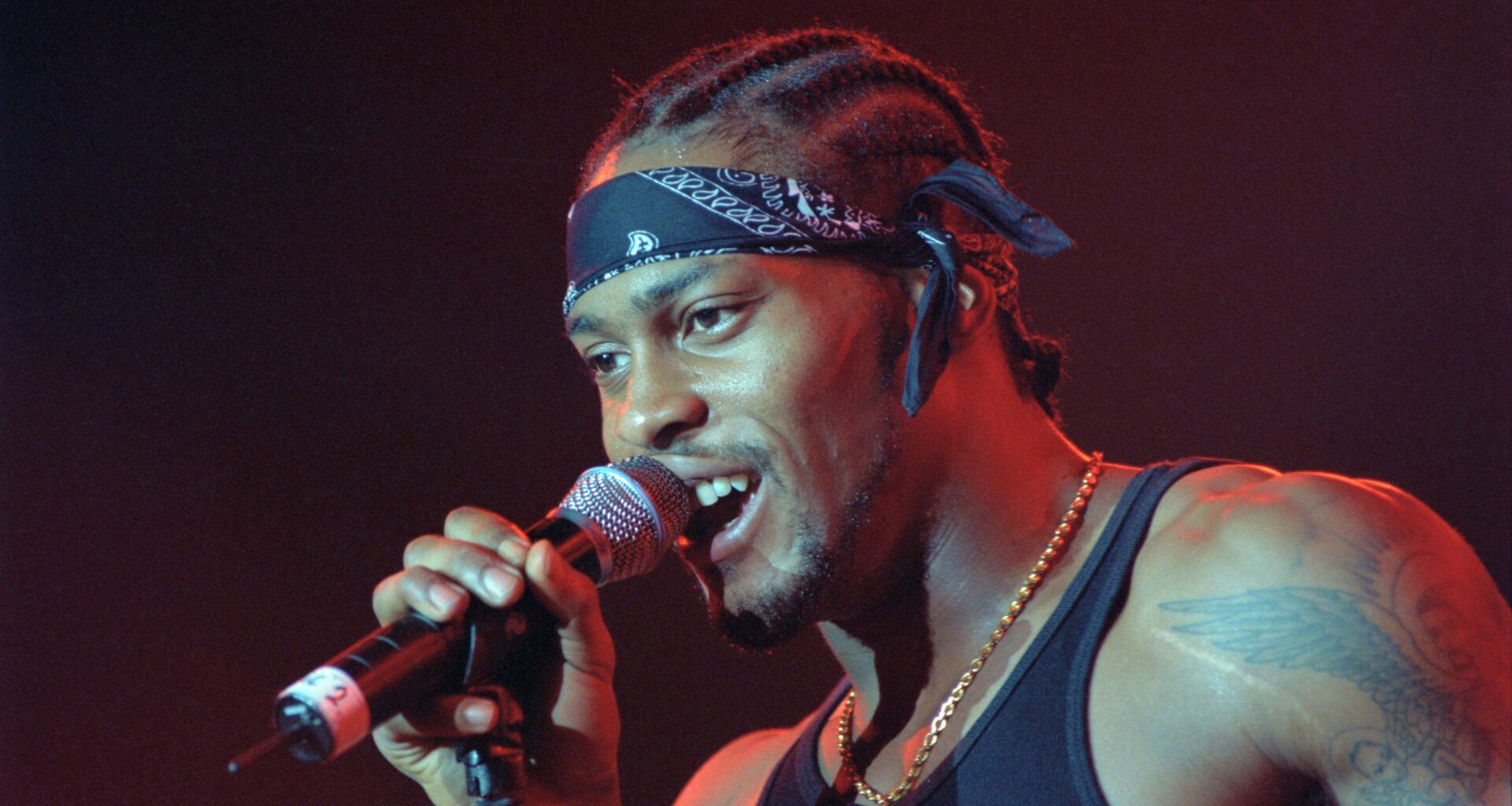 D'Angelo performs on July 16th 2000 at the North Sea Jazz Festival, the Hague, Netherlands.