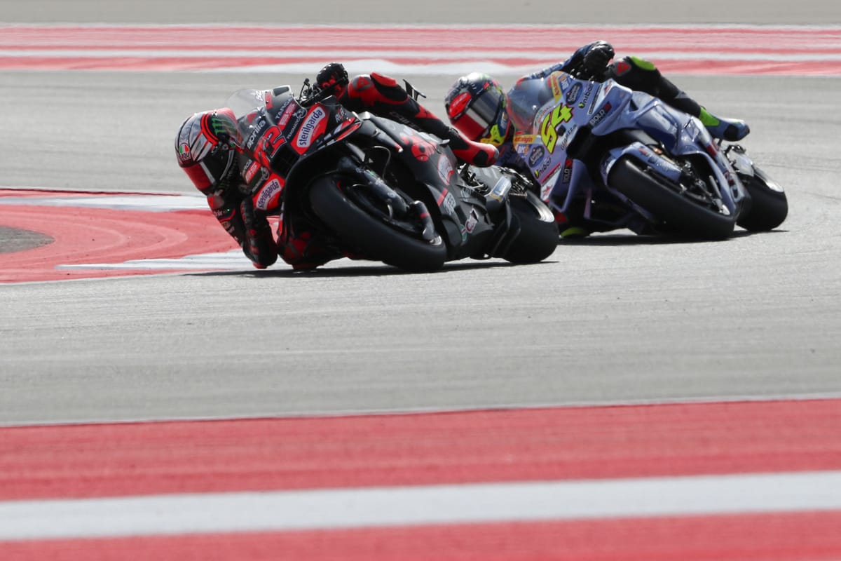 Bezzecchi snatches win, Marquez penalised, Bagnaia last