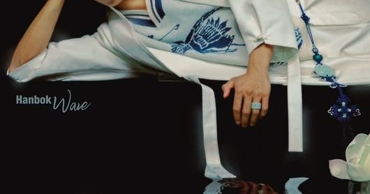 BTS V Sends Heart to Park Bo-gum's Hanbok Photo - 조선일보