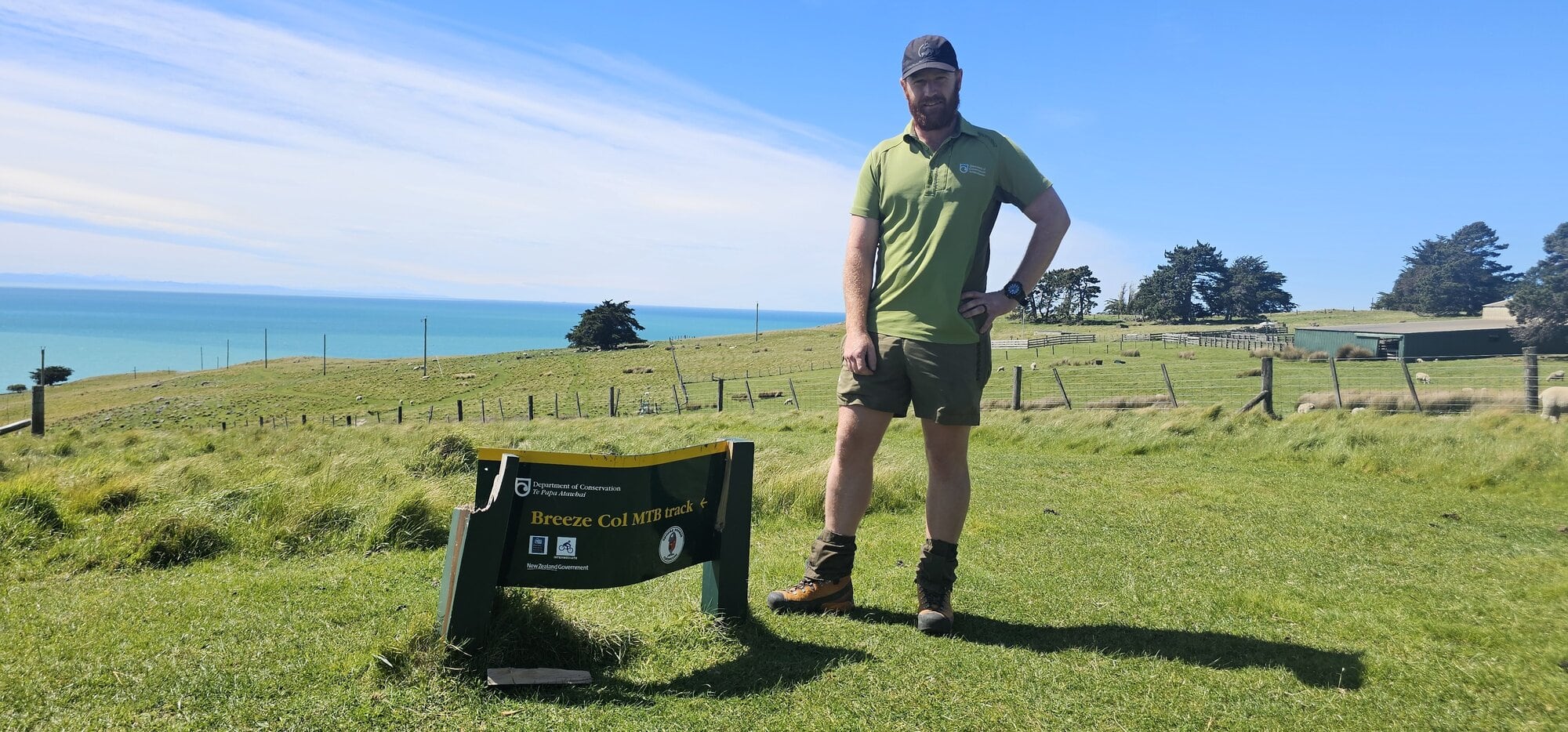 DoC Asset Inspector Charlie Barnett said signs riddled with bullet holes tend to be in the back country. Photo / DoC