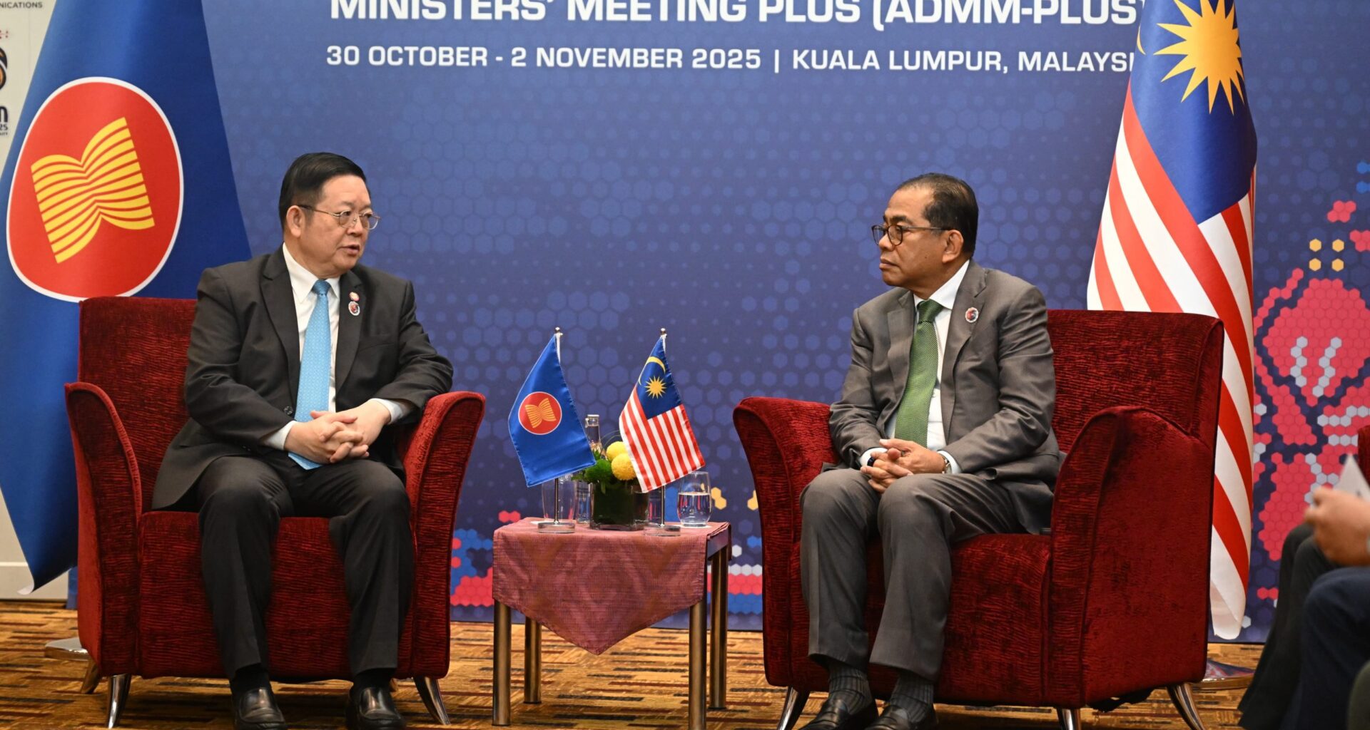 Secretary-General of ASEAN meets with the Chair of the ASEAN Defence Ministers’ Meeting 2025