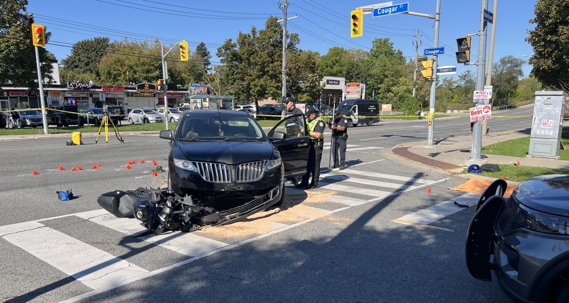 Motorcyclist killed in collision with SUV in Scarborough