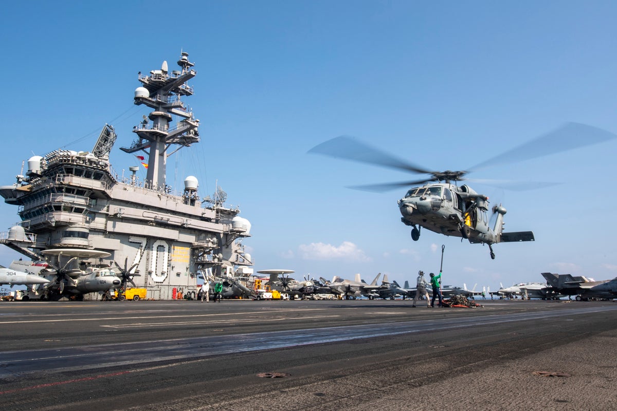 Trump says back-to-back US Navy aircraft crashes were ‘very unusual’ - The Independent