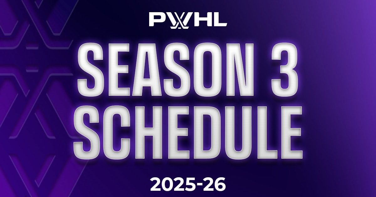 PWHL UNVEILS 2025-26 REGULAR-SEASON SCHEDULE | PWHL