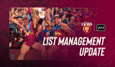 Brisbane Lions List Management Update