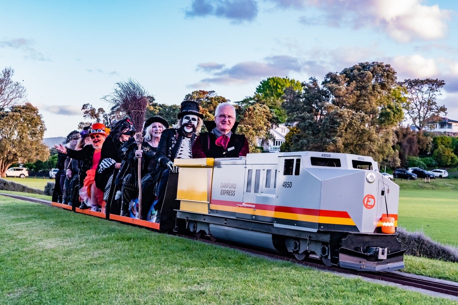  Spooky, in the dark in the park, fun is being served up again by TMMEC at Memorial Park Railway this Halloween on October 31. Photo / Peter Davies