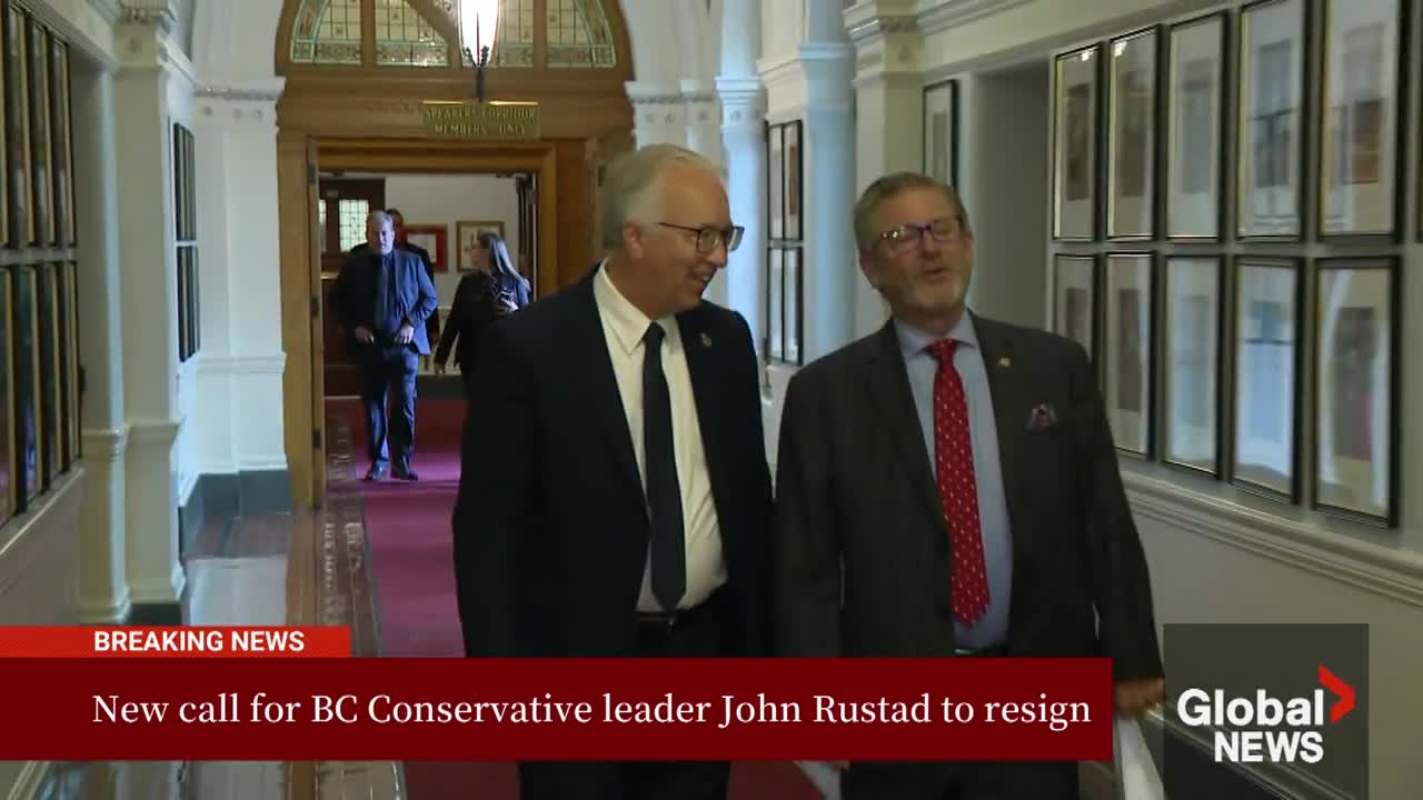 Click to play video: 'Letter penned to John Rustad asking him to resign'