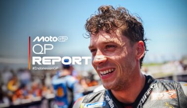 Bezzecchi blasts to pole with jumbled up grid in Indonesia