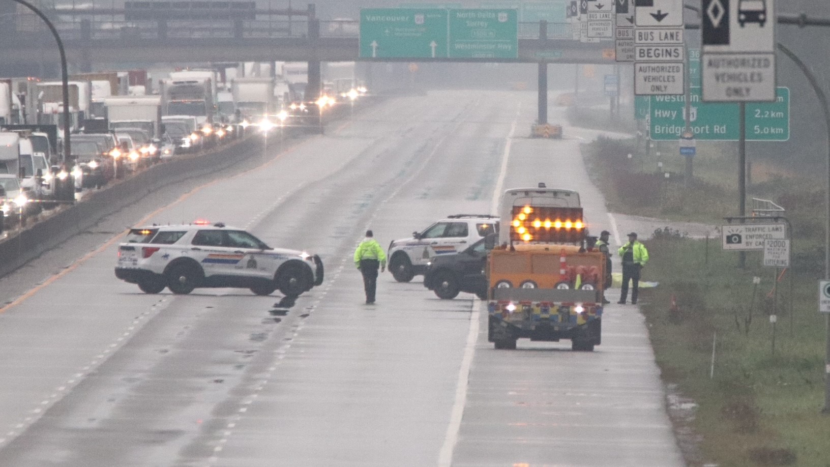 Section of HWY 99 in Richmond reopens northbound after earlier vehicle incident