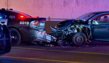 Impaired driver arrested after rear-ending cruiser: Toronto police