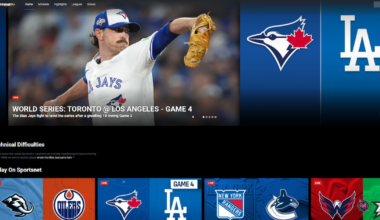 Sportsnet stream issues during World Series