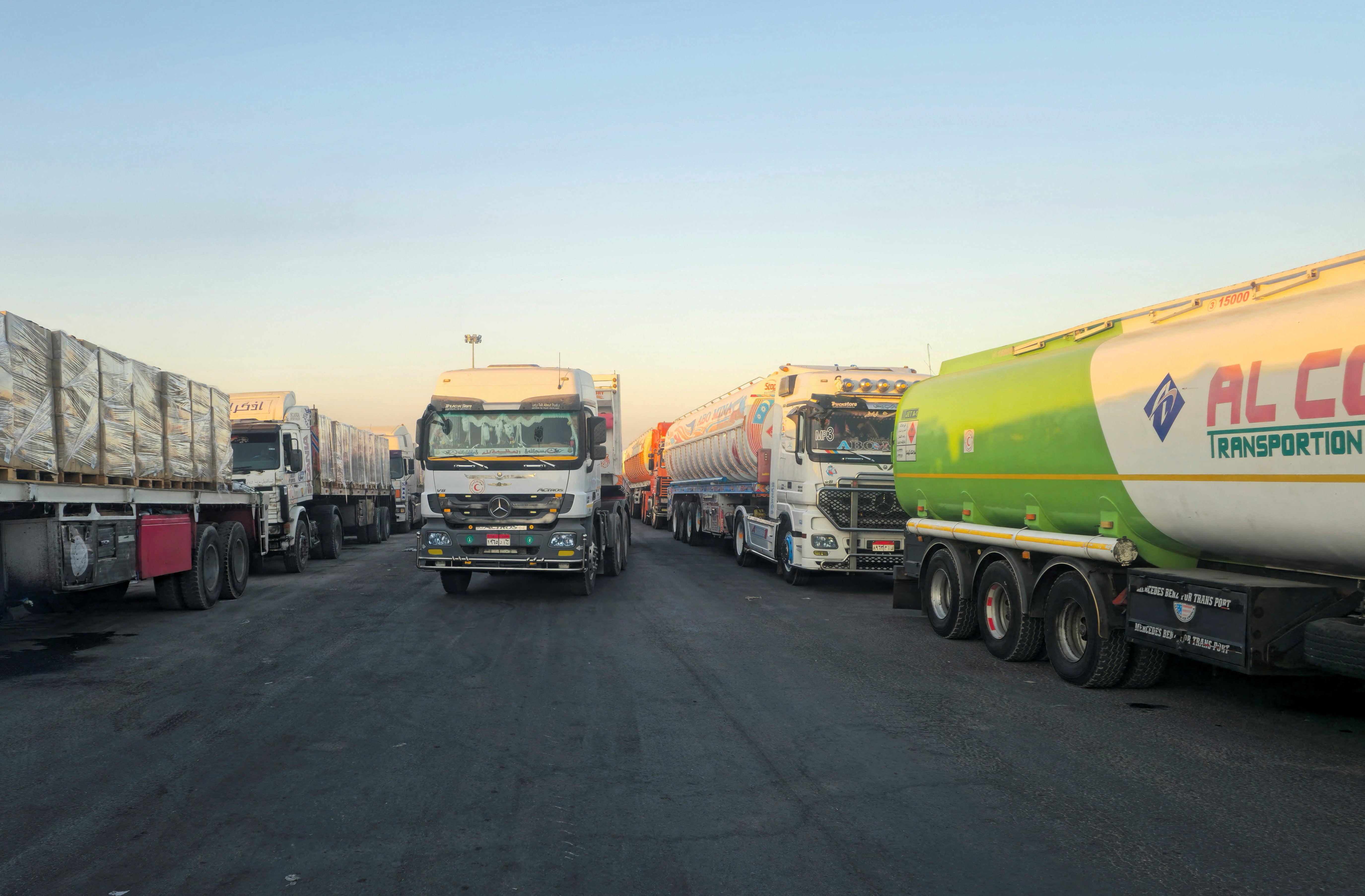 A restricted amount of aid is being allowed in through different checkpoints