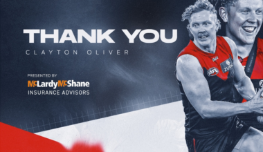 Oliver farewells red and blue
