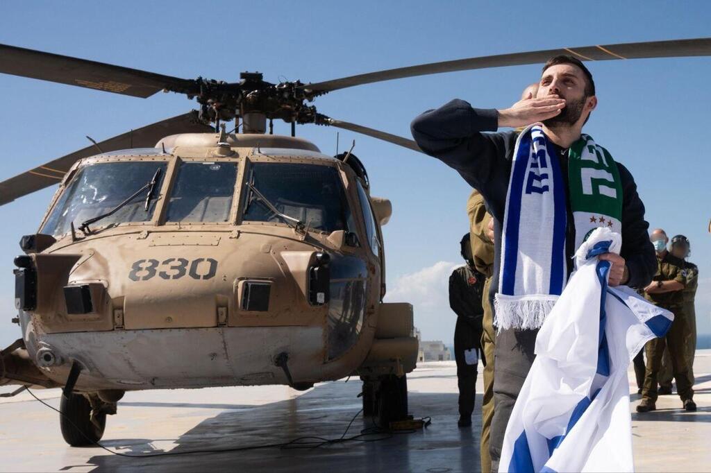 מתן אנגרסט נוחת בבית החולים