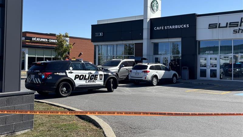 1 dead, 2 injured in Laval shooting at Starbucks off Highway 440; reported link to organized crime
