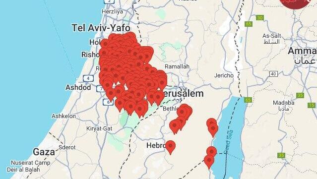 Missile from Yemen intercepted after sirens sound across central Israel