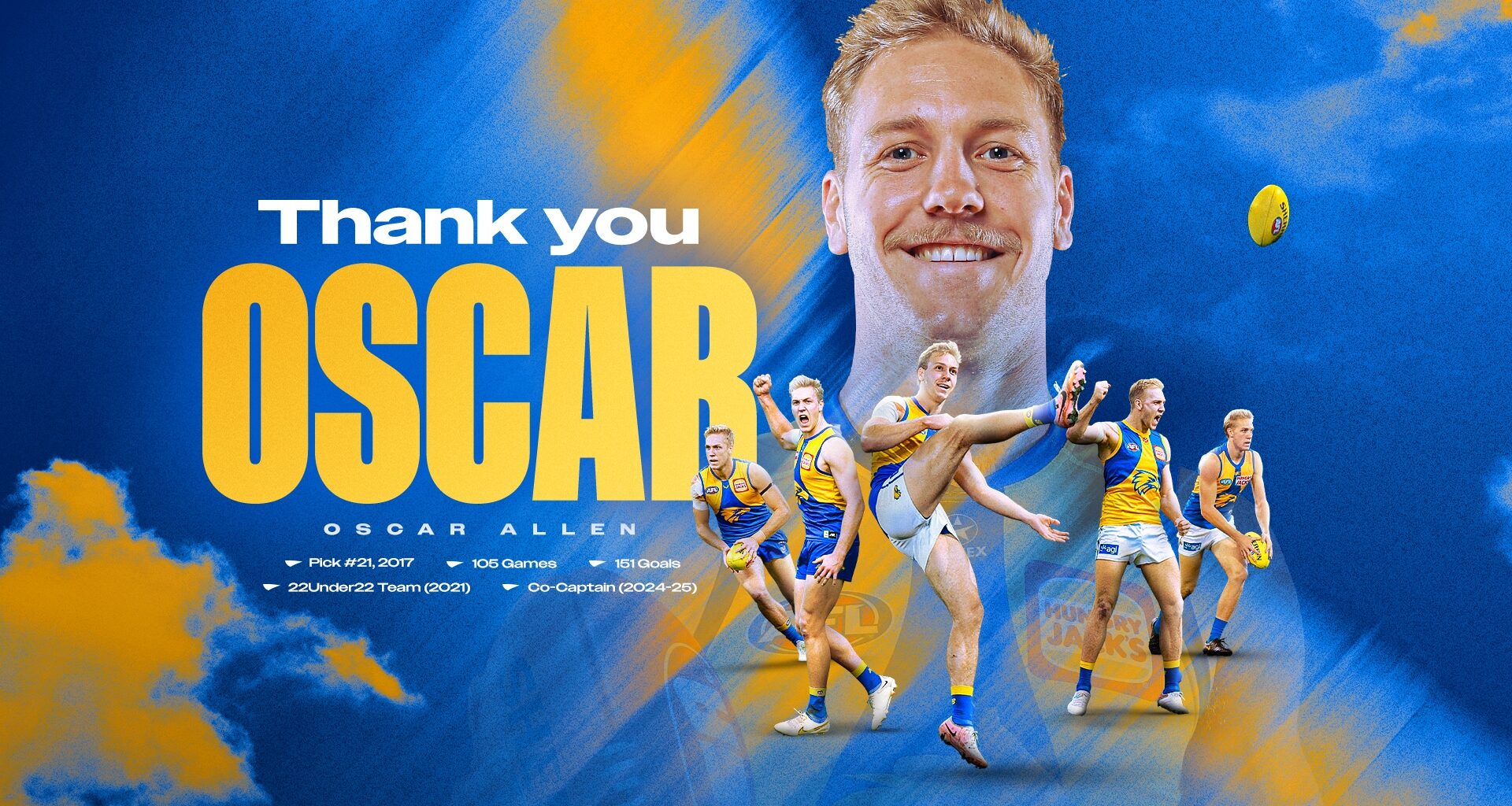 Eagles farewell Oscar Allen