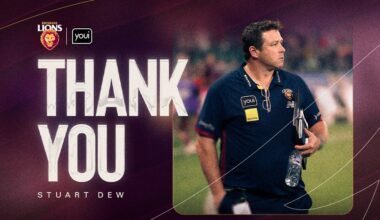 Dew departs Lions after back-to-back flags