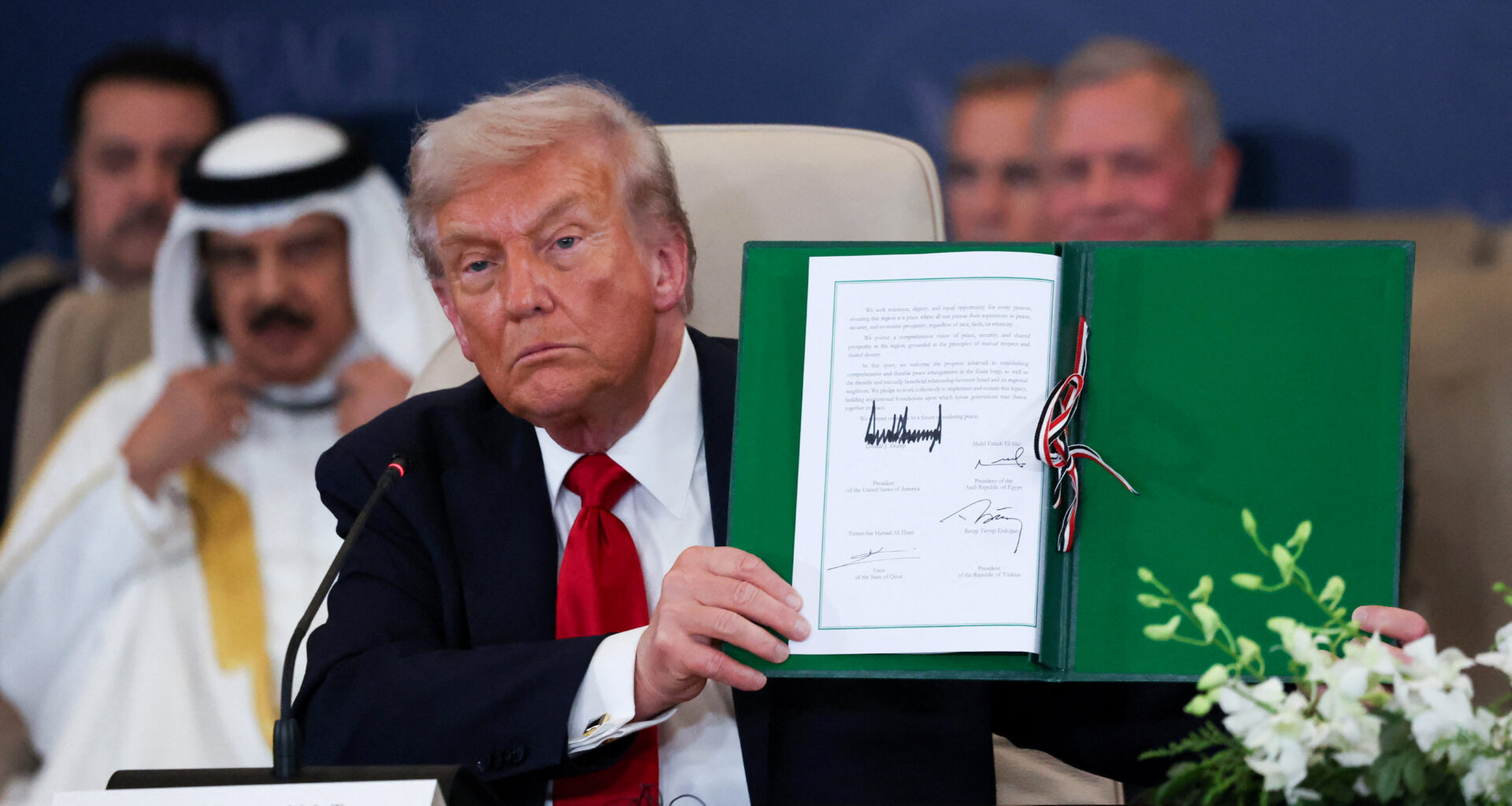 Trump’s big week in the Middle East weighed down by troubles on other fronts