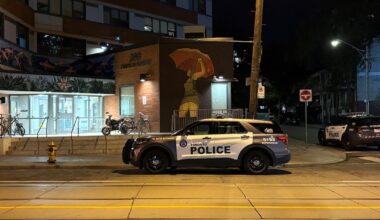 1 person stabbed in downtown Toronto. suspect at-large