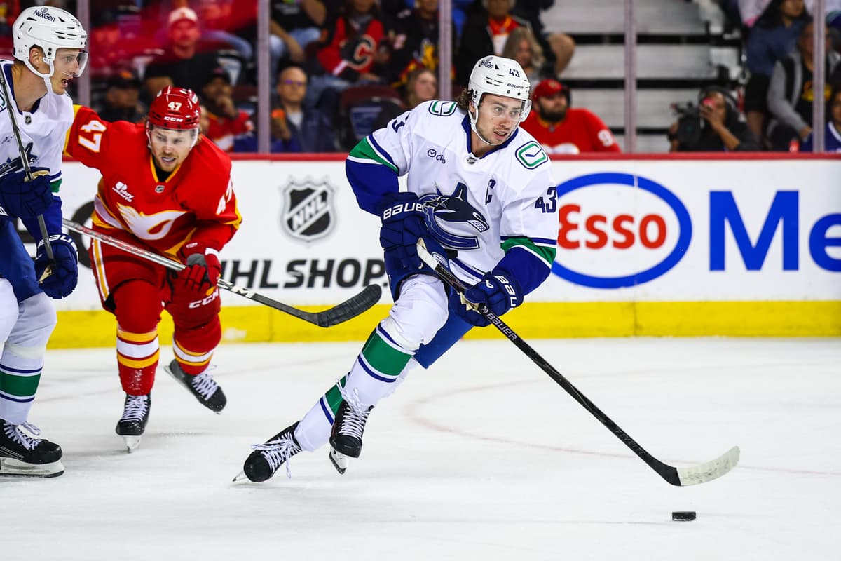 Instant Reaction: Quinn Hughes makes magic happen as Canucks beat Flames 8-1 - Canucks Army