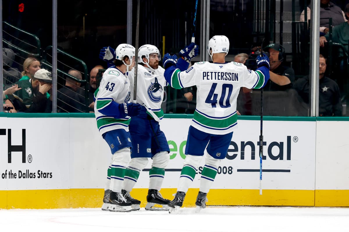 Instant Reaction: Canucks score four straight goals to beat Stars 5-3 in impressive win - Canucks Army