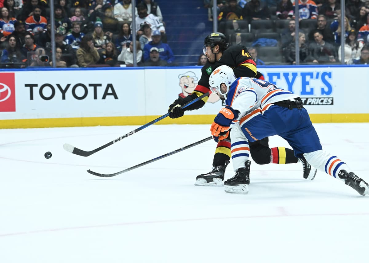 Kiefer Sherwood scores twice as Canucks beat Oilers 4-3