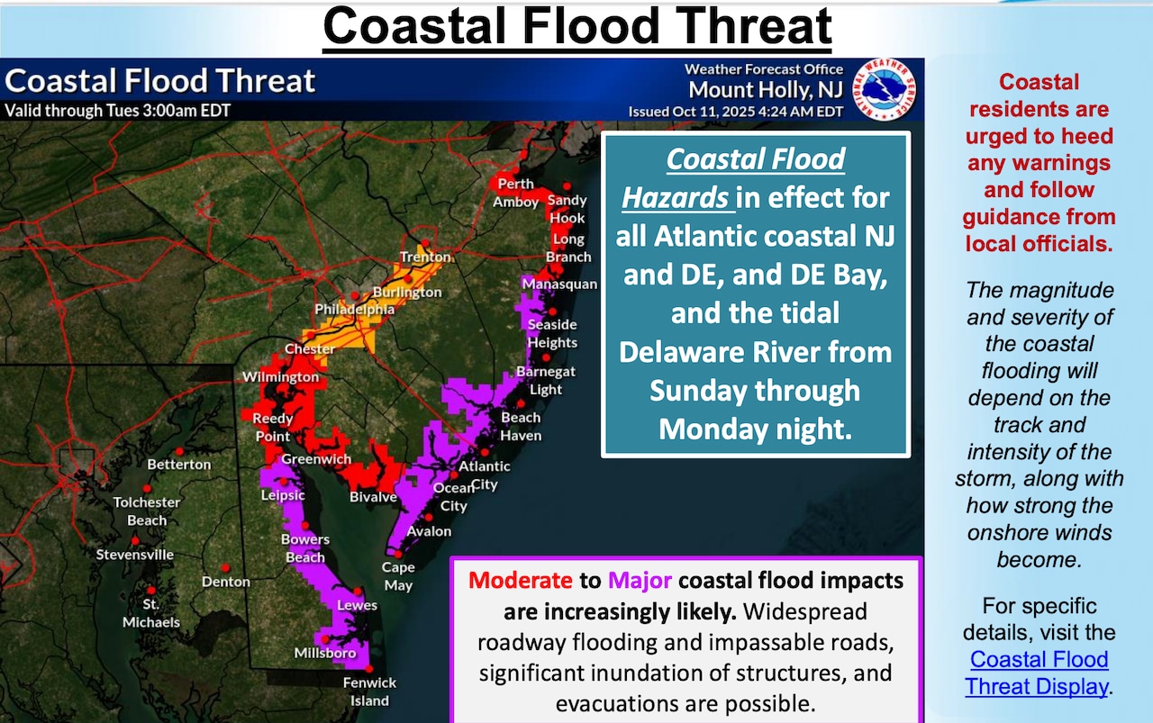 N.J. weather: Nor'easter storm to hit state high winds, heavy rain, coastal flooding