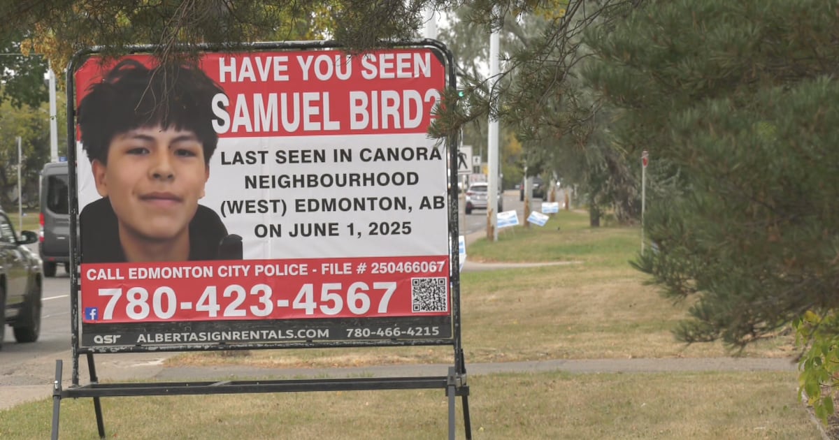 Edmonton police to give update on search for Samuel Bird’s body - CTV News