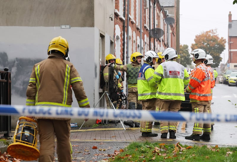 Emergency services at the scene of an ongoing incident in the Holylands area of south Belfast. 

Picture by Jonathan Porter/PressEye